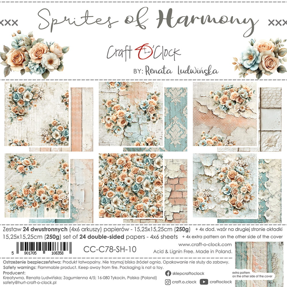 Craft o`clock - Sprites of harmony - 6x6"