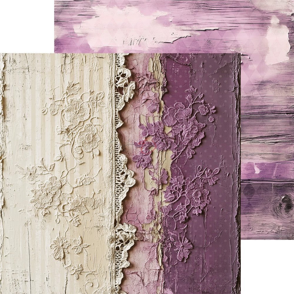 Craft o `clock - Plum & Caramel 8x8" mix