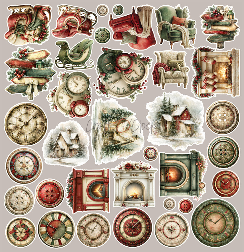 Craft o`clock - Spirit of Christmas - Jolly klippeblokk
