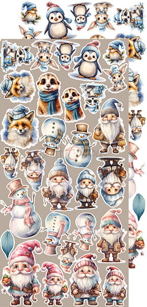Craft o`clock - Cozy Winterland- klippebok mix