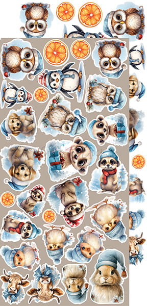 Craft o`clock - Cozy Winterland- klippebok mix