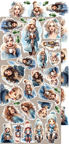 Craft o`clock - Cozy Winterland- klippebok mix