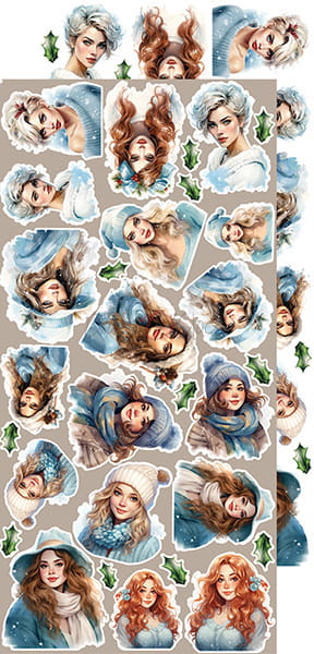 Craft o`clock - Cozy Winterland- klippebok mix