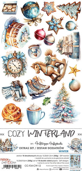 Craft o`clock - Cozy Winterland- winter klippebok