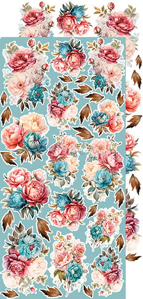 Craft o`clock - Vintage Sonata- klippebok flowers