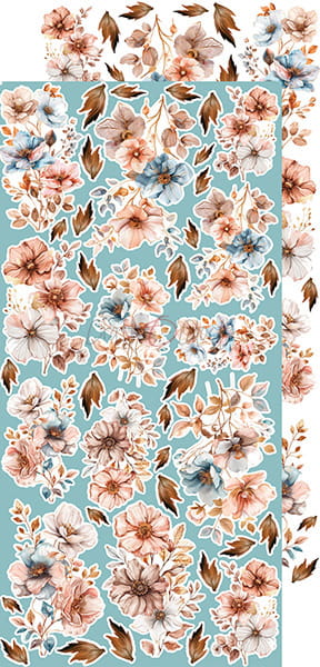 Craft o`clock - Vintage Sonata- klippebok flowers