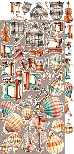 Craft o`clock - Vintage Sonata- klippebok Vintage