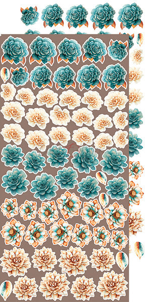Craft o`clock - Vintage Heaven - klippebok Flowers