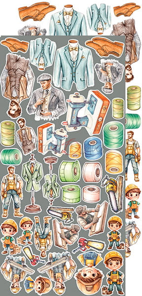Craft o`clock - November Man - klippebok Work Man