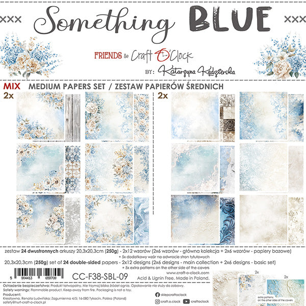 Craft o `clock - Something Blue 8x8" - mix