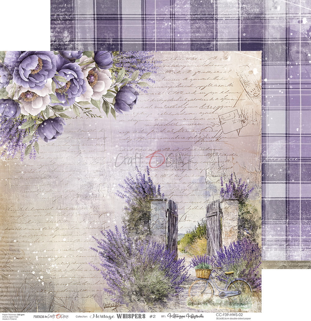 Craft o `clock -Heritage Whisper 6X6"