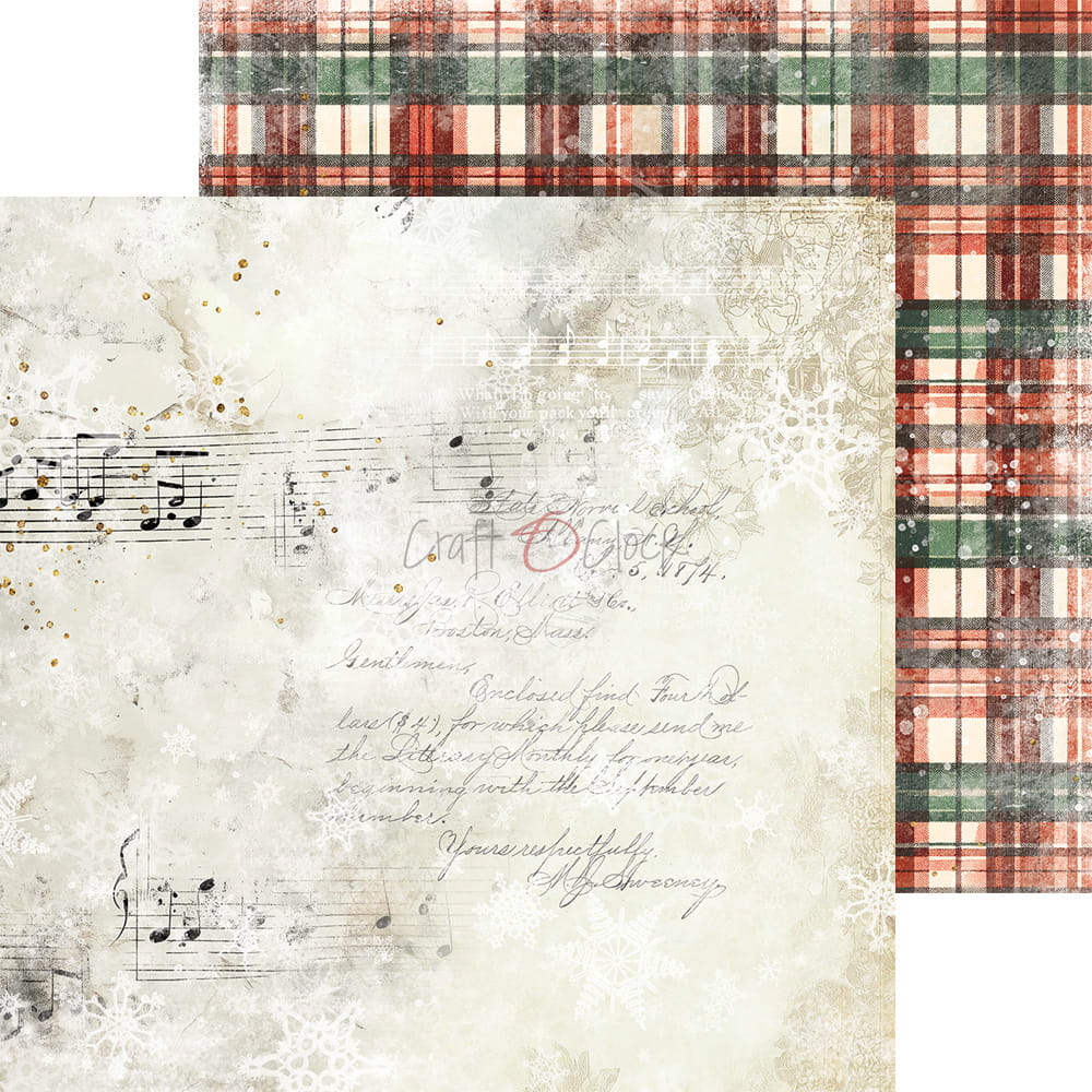 Craft o`clock - Oh Christmas Night - 8x8" basic