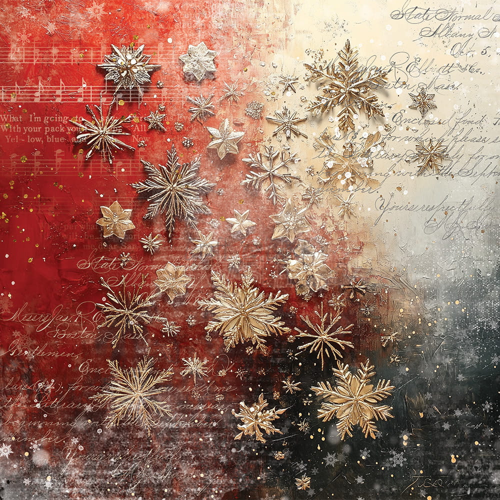 Craft o`clock - Oh Christmas Night - 8x8" mix