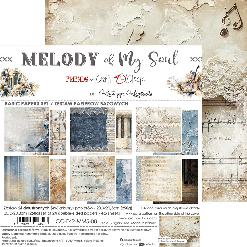 Craft o`clock - Melody of my soul 8x8" basic