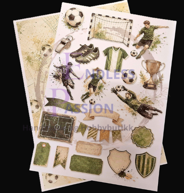 Fotball sett - A4 ark