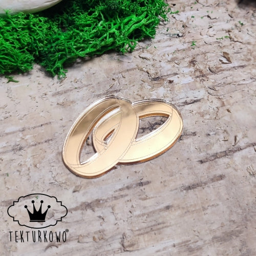 Chipboard - Bryllupsring -pleksi