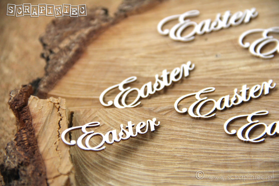 Chipboard - Innskripsjon - Easter
