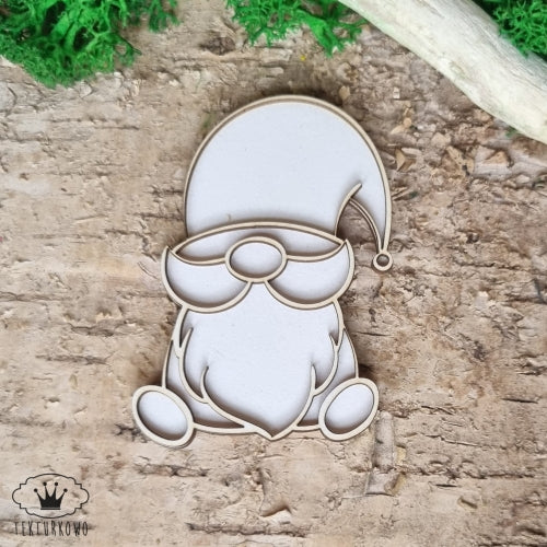 Chipboard - Julenissen 01 - 3D