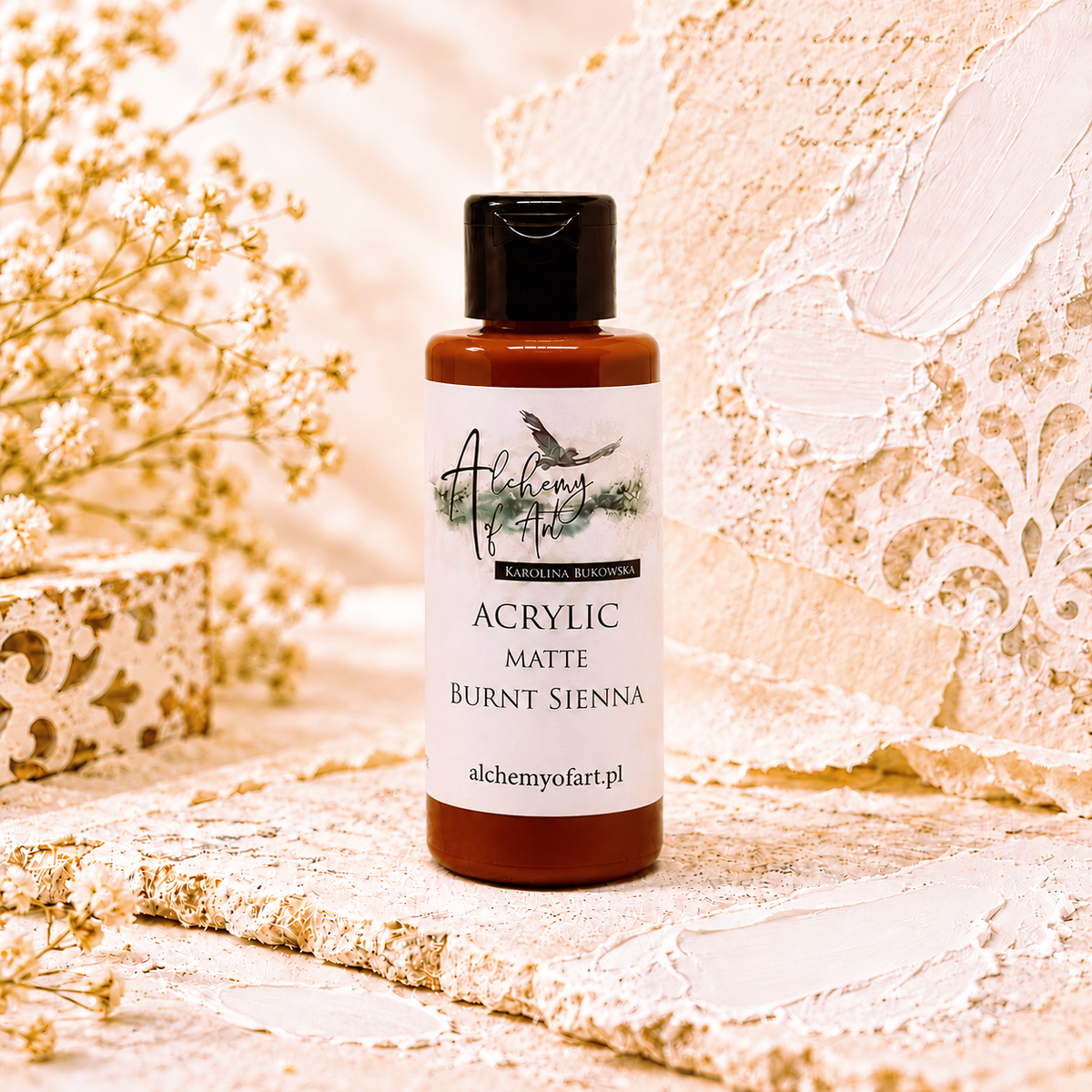 Alchemy of Art – Matt akrylmaling Burnt Sienna 60ml