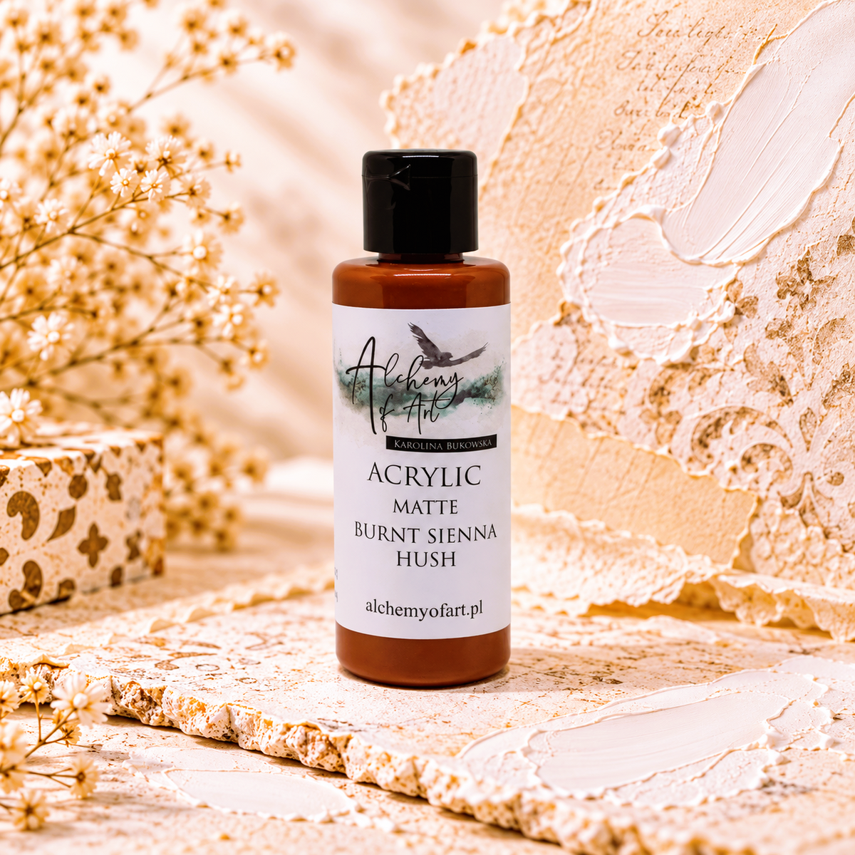 Alchemy of Art – Matt akrylmaling Burnt Sienna Hush 60ml