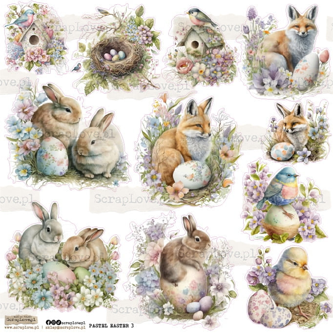 Scraplove - Pastel Easter 3