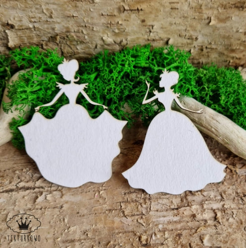 Chipboard - Princesser 2stk