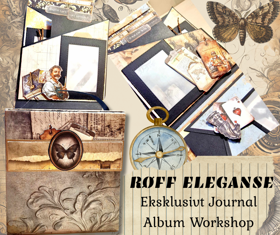 Røff Eleganse – Eksklusivt Journal Album Kurs - m/kit