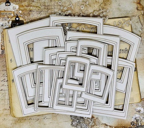 AlchemyOfArt - Chipboards Ramme 18stk