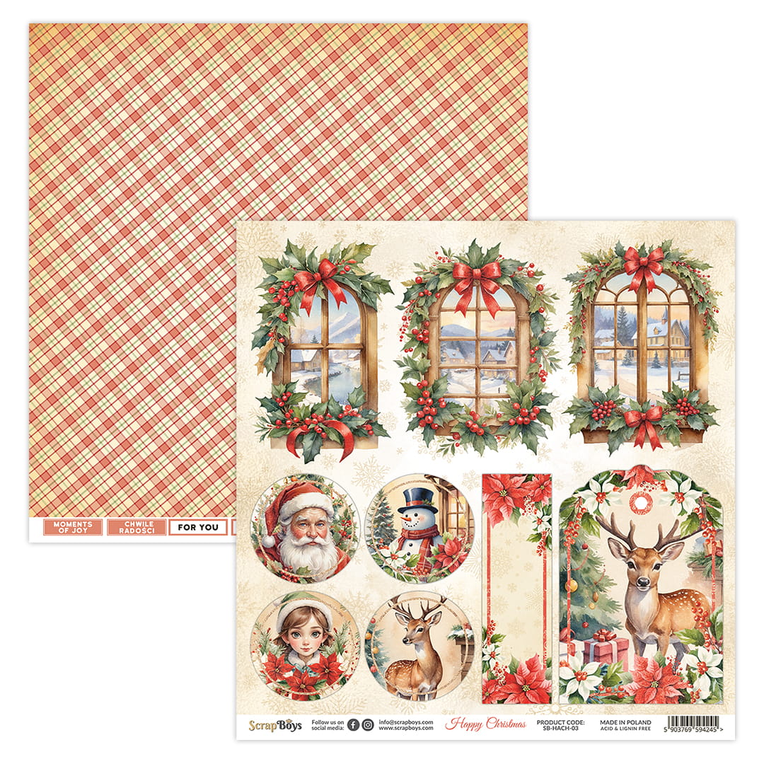 Scrapboys - Happy Christmas 03 - 12x12"