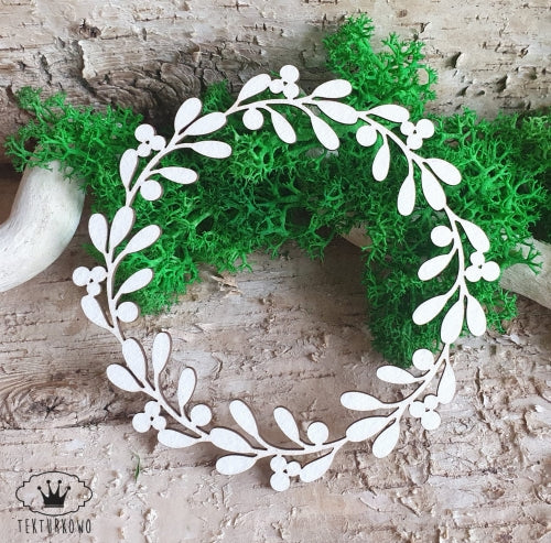 Chipboard Ramme med mistelstein - TX-47