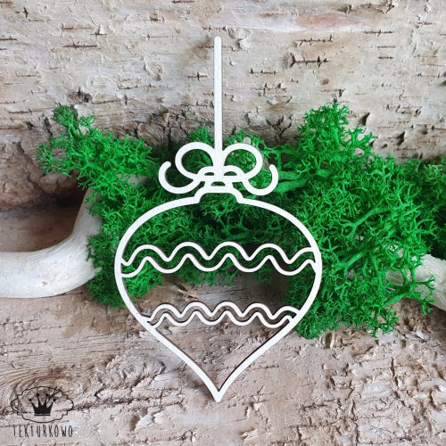 Chipboard - Julekule øyedråpe 02