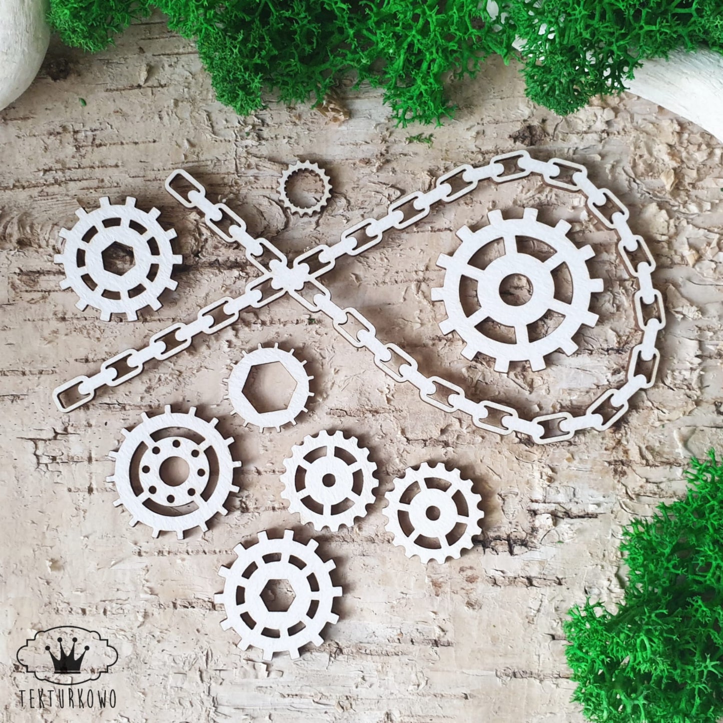 Chipboard - Tannhjul sett 9stk