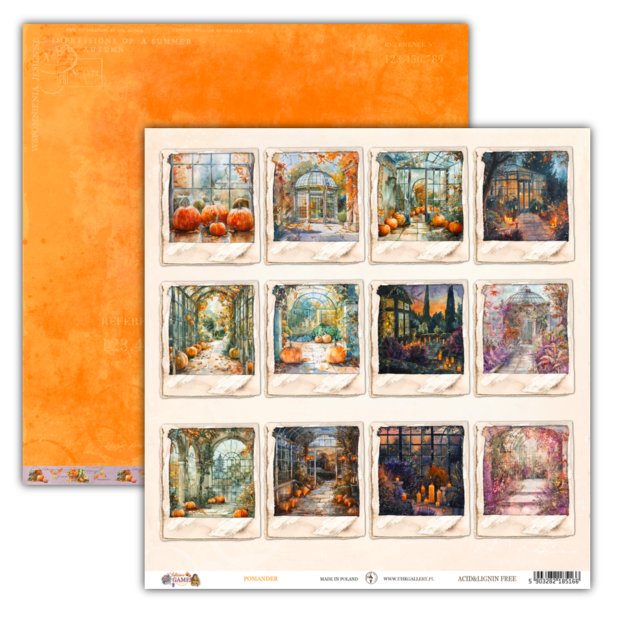 UHK GALLERY - Autumn Game 12x12" Pomander