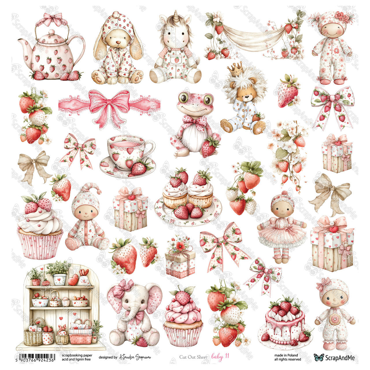 Scrapandme - Lovely Day in Pink - baby 11