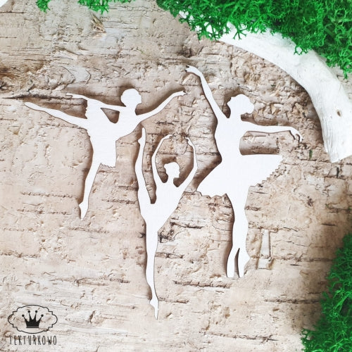 Chipboard - Ballerina 3stk