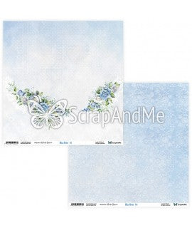 ScrapAndMe - Blue Roses 12x12"