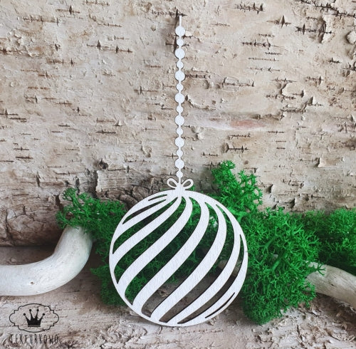 Chipboard - Julekule 01