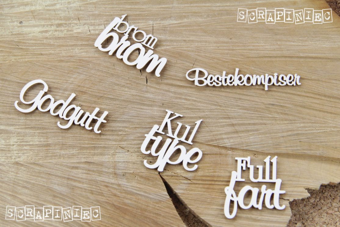 Chipboard - Innskripsjon - Brom Brom