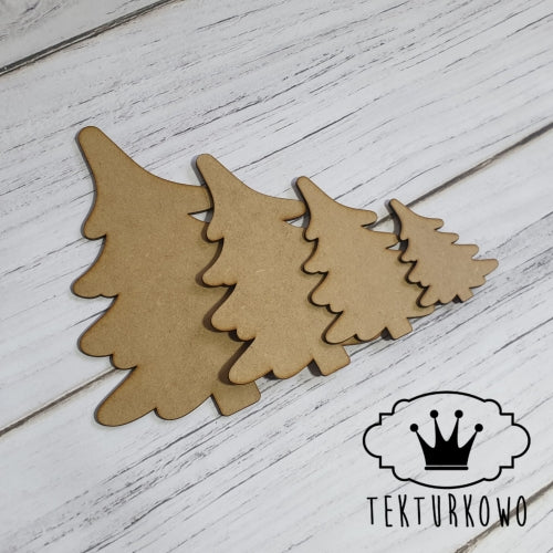 Chipboard HDF - Juletre liten