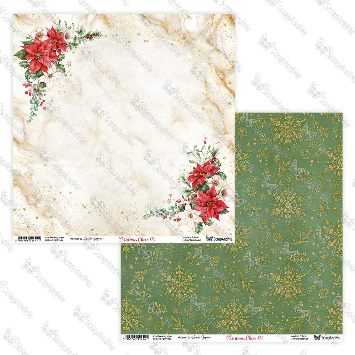 Scrapandme - Christmas Cheer 12x12" - 3-4