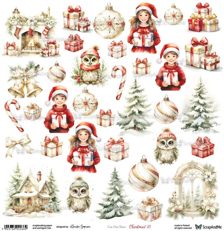 ScrapAndMe - Rustic Christmas - klippeark christmas 21
