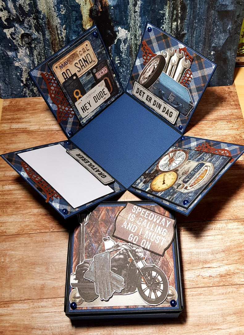 Eksploding box - hvitt