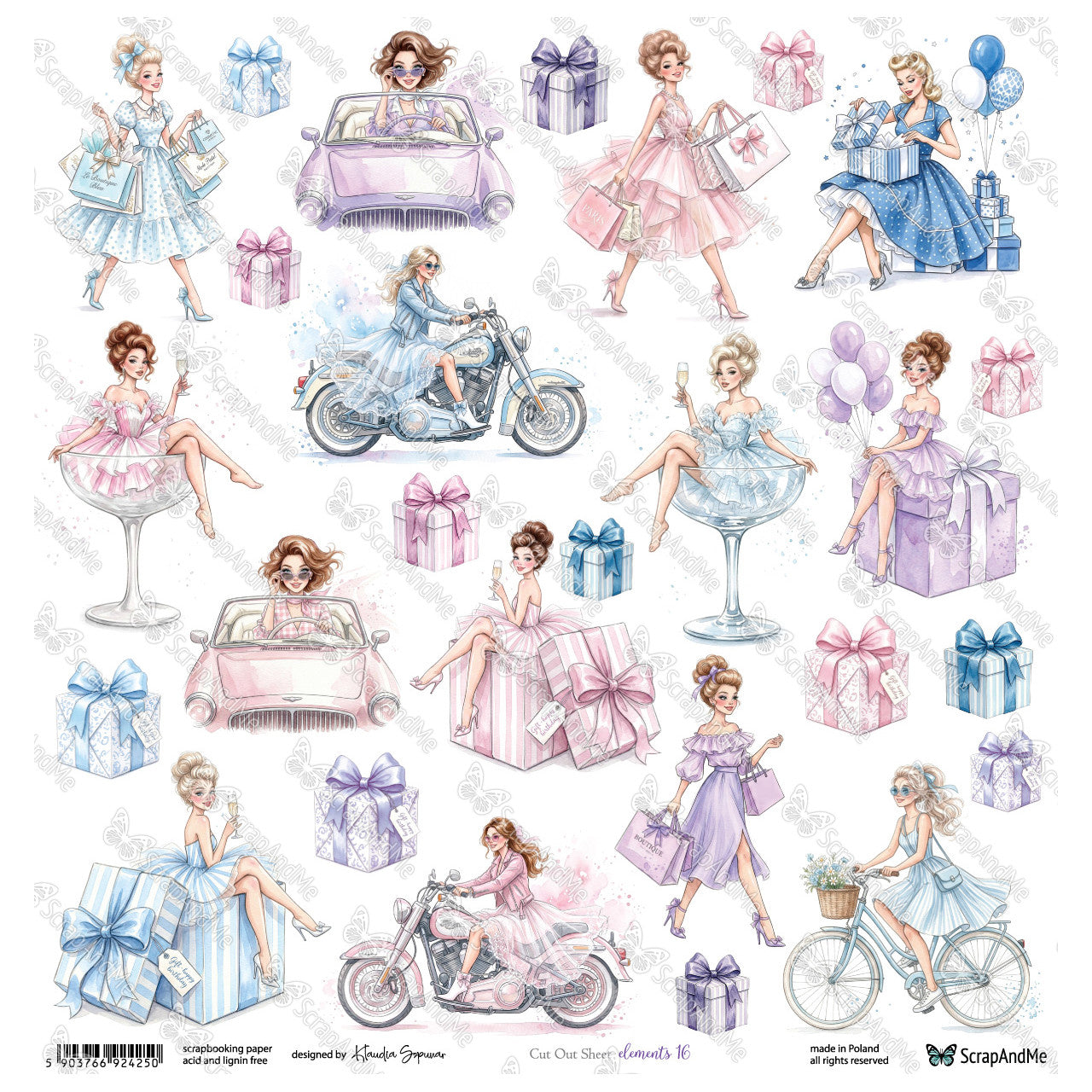Scrapandme - Lovely Day in Pink - elements 16
