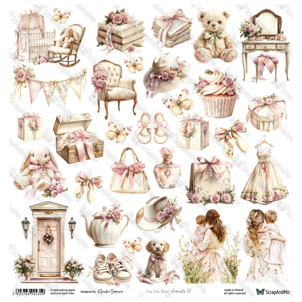 Scrapandme - Lovely Day in Pink - elements 17