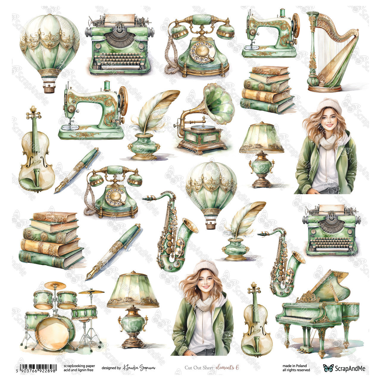 Scrapandme - Klippeark elements 6