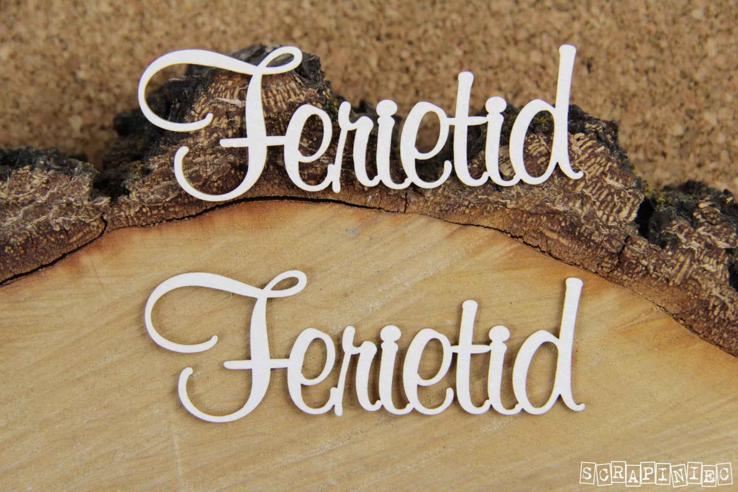 Chipboard - Innskripsjon - Ferietid 2