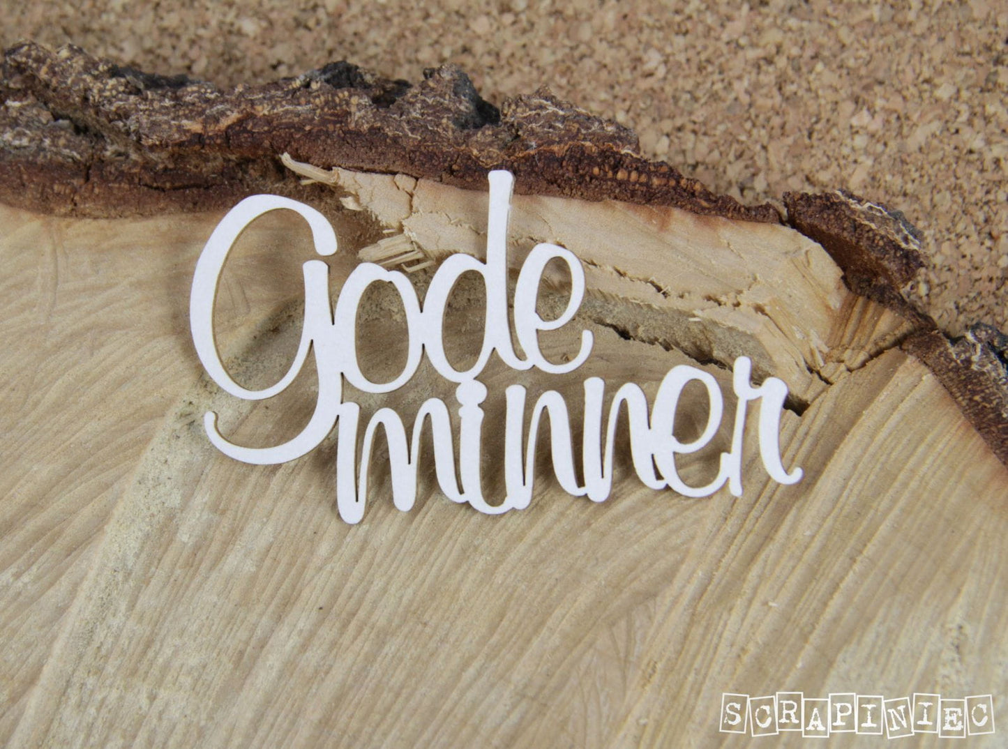 Chipboard - Innskripsjon - Gode minner