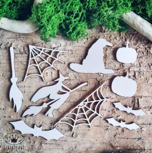 Chipboard - Halloween sett