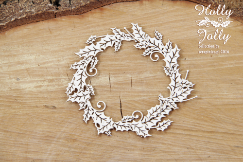 Chipboard - Julekrans 3D