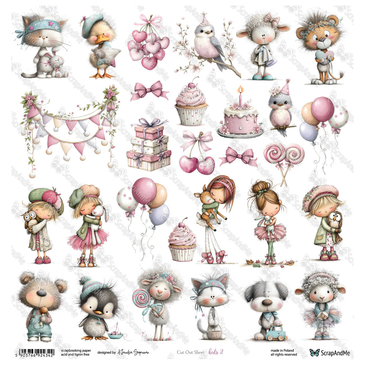 Scrapandme - Lovely Day in Pink - kids 2